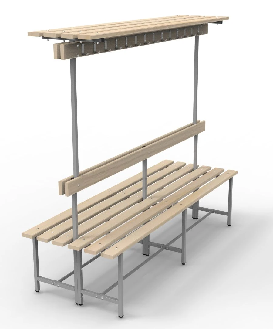Adjustable SVT-9/2 Bench with Hooks and Shelf