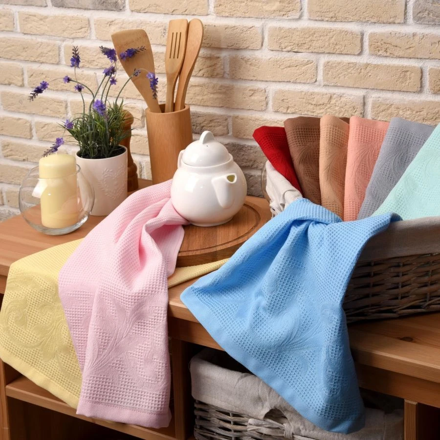 100% Cotton Waffle Towel - Versatile and Absorbent