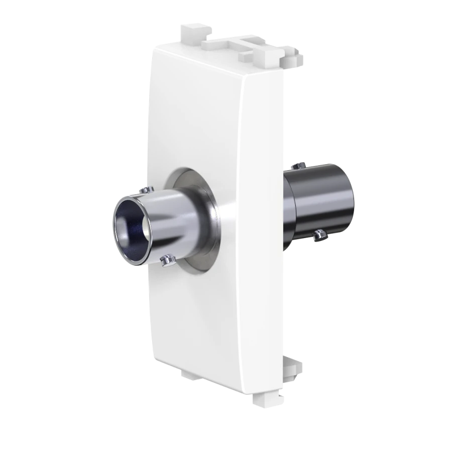 Caduceus Aling Experience White BNC/BNC Audio/Video Wall Socket, 1M, Art. 74282.0