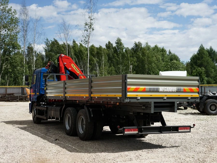 Multifuntional Truck with Hydraulic Crane KMA on KAMAZ 43118 Base 41K32N-U4