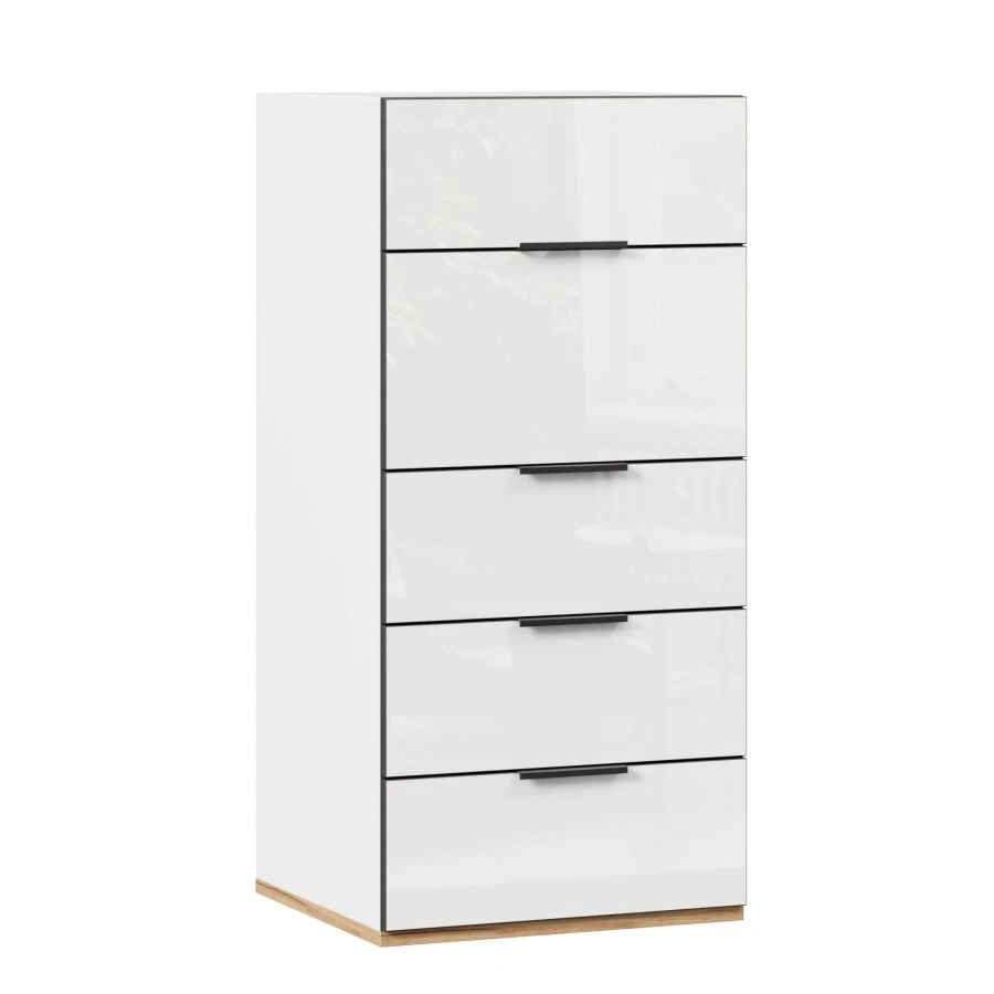Combined wardrobe for loft bed - Urban LD.528200.000 (Golden Oak/White)