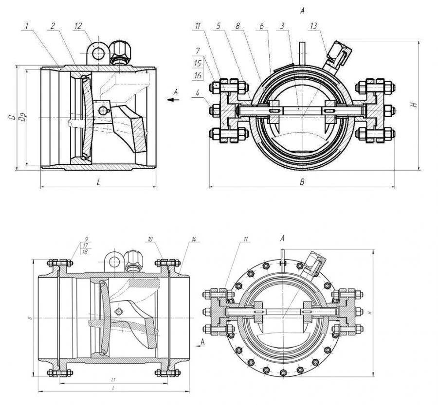 Reverse Rotation Valve SАZ 44090 for Atomic Systems