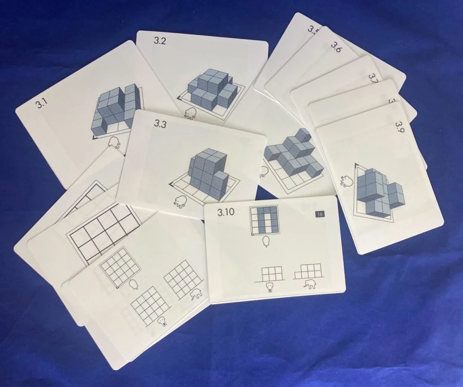 Task Cards for Unpainted Wooden Cubes Set #3