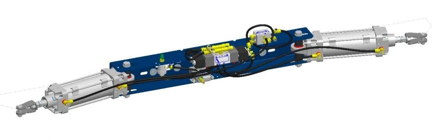 Pneumatic Door Actuator for Vehicles 40M2R63/116T1B002