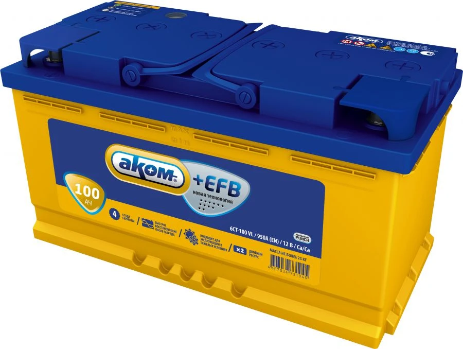 EFB Lead-Acid Starter Battery 6ST-240VL ACOM