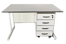 Laboratory Writing Desk with Metal Frame MGS3.086