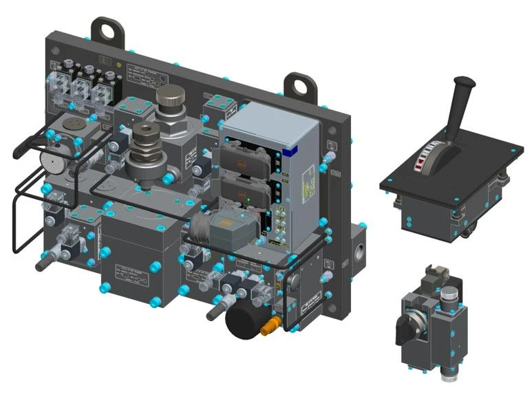 Pneumatic Control Valve for Locomotive 140-02