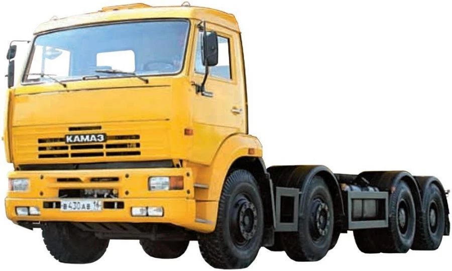 KAMAZ-65201-63 Chassis with Installed Engine (Cabless)