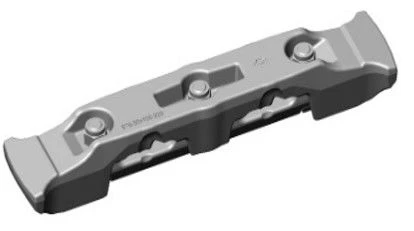 Single-Body Scraper for Dual Chains, Model 30x108