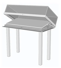 Horizontal Display Case 1200 x 600 x 1000 mm