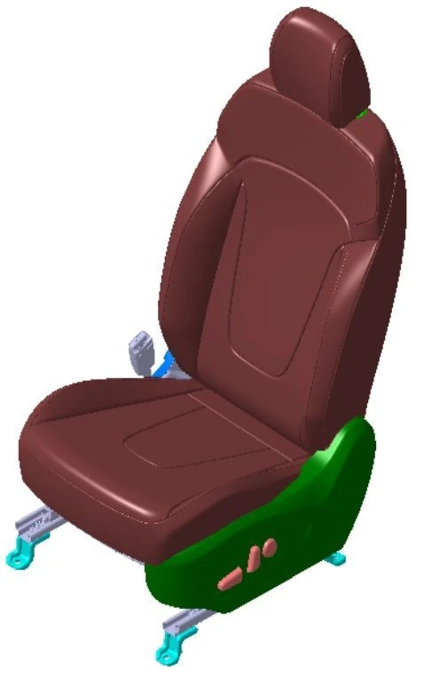 Left Front Seat (SU2r) - Comfortable and Ergonomic Design