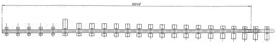 Main Track Inventory Rail for Switch Project 2768.00.000