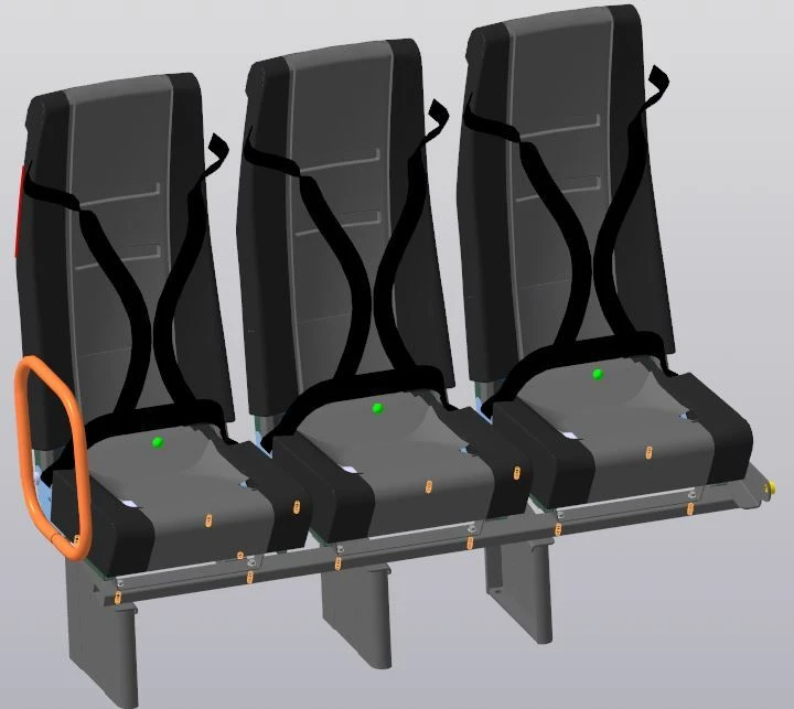 School Bus Passenger Seat 322121.6850011