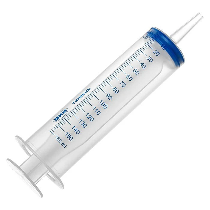 Disposable Syringe with Catheter Tip, 150 ml Capacity
