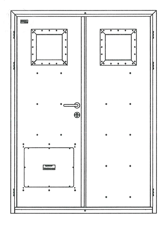 Fire-Resistant Marine Doors Type B - V0, V15 Models
