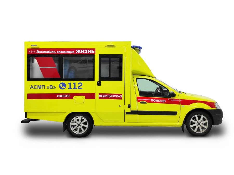 Medical Emergency Vehicle LRGS00 Prima KUB on LADA Base