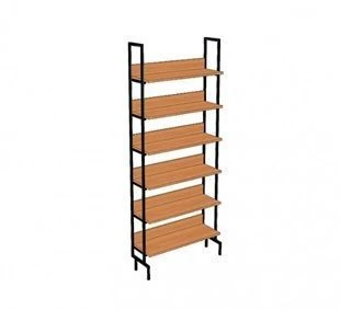Office Shelf with Metal Frame FML014