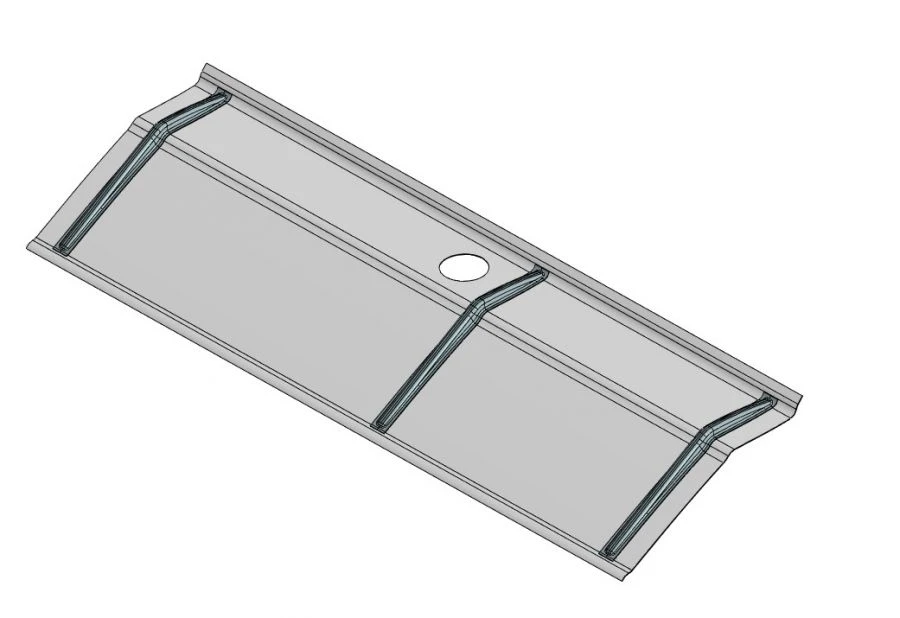 Ceiling Panel for Vehicle Interior and Exterior Cladding, Model 6282-401-5702113