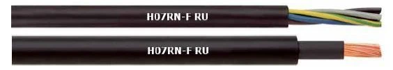 Flexible H07RN-F Cable with Copper Conductors