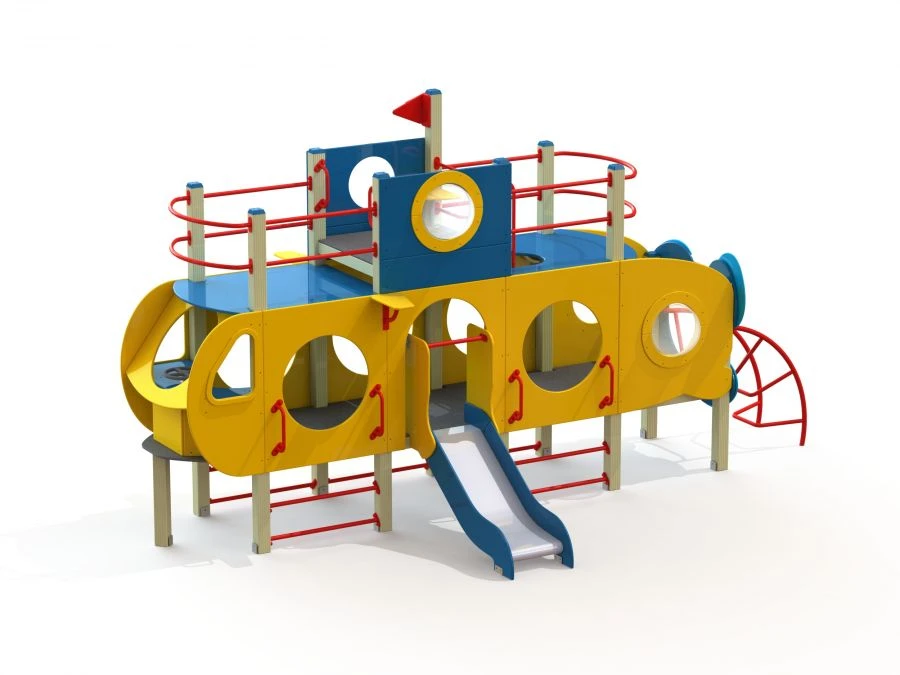 Underwater Submarine Themed Children's Play Complex H=700mm
