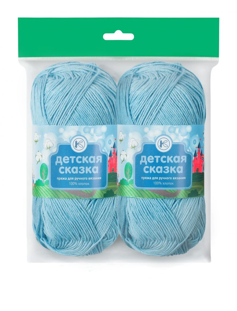 High-Quality Cotton Knitting Yarn for Kids - Детская сказка