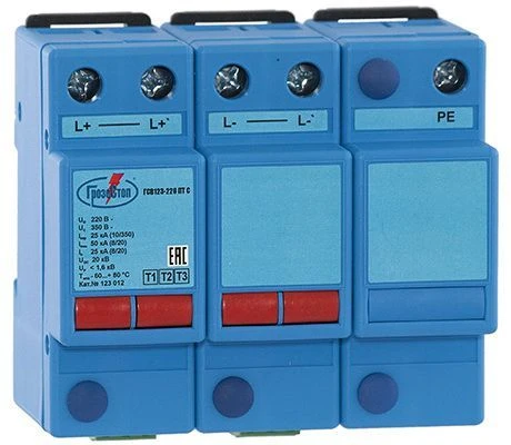 Surge Protection Device GSK123-220 PT (LT), Cat.#123 113