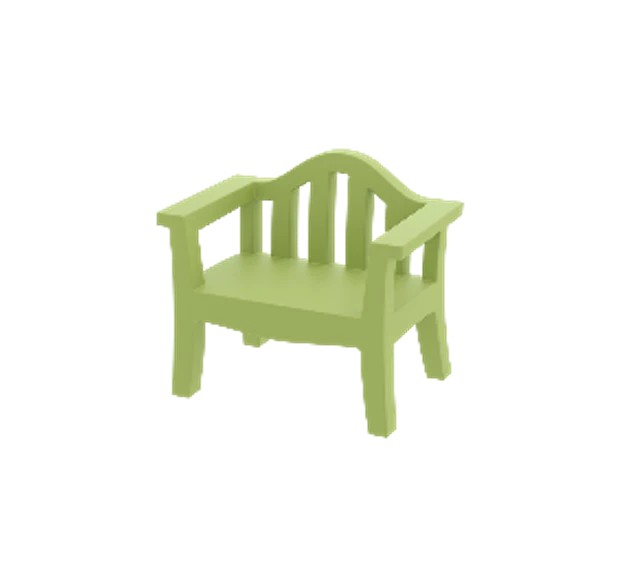 Romantic PROVINCE Garden Chair without Backlight, Model 230