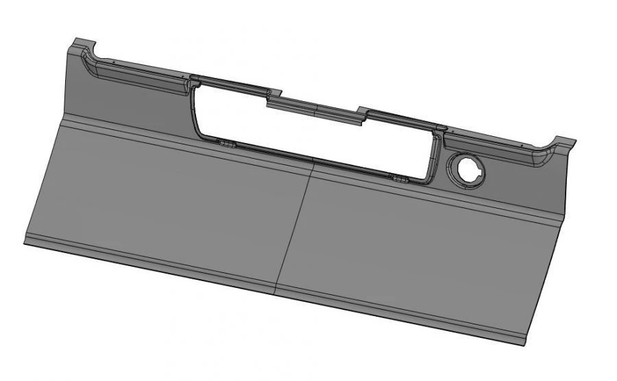 Medium Door Plastic Vacuum-Formed Panel 5299230-5702020-50