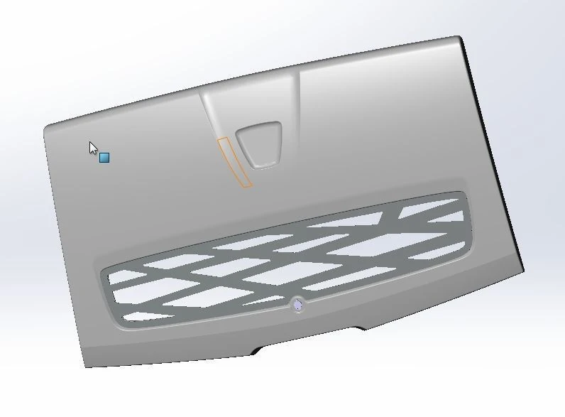 Complete Rear Hood 5299-403-5602520-10 Made of Polyester Fiberglass