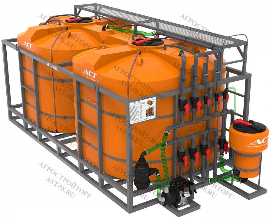 Mobile Mixing Solution Unit 10,000L