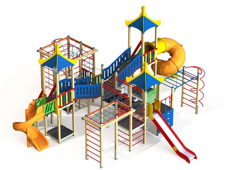 Children's Play Complex DIC 5.053, Height 1500mm, Width 1800mm