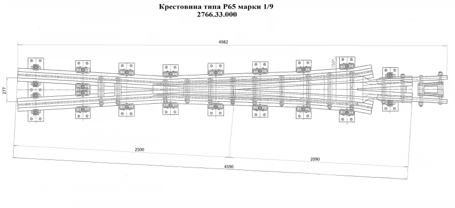 R65 Type Cross Joint Model 1/9 Project 2766.33.000