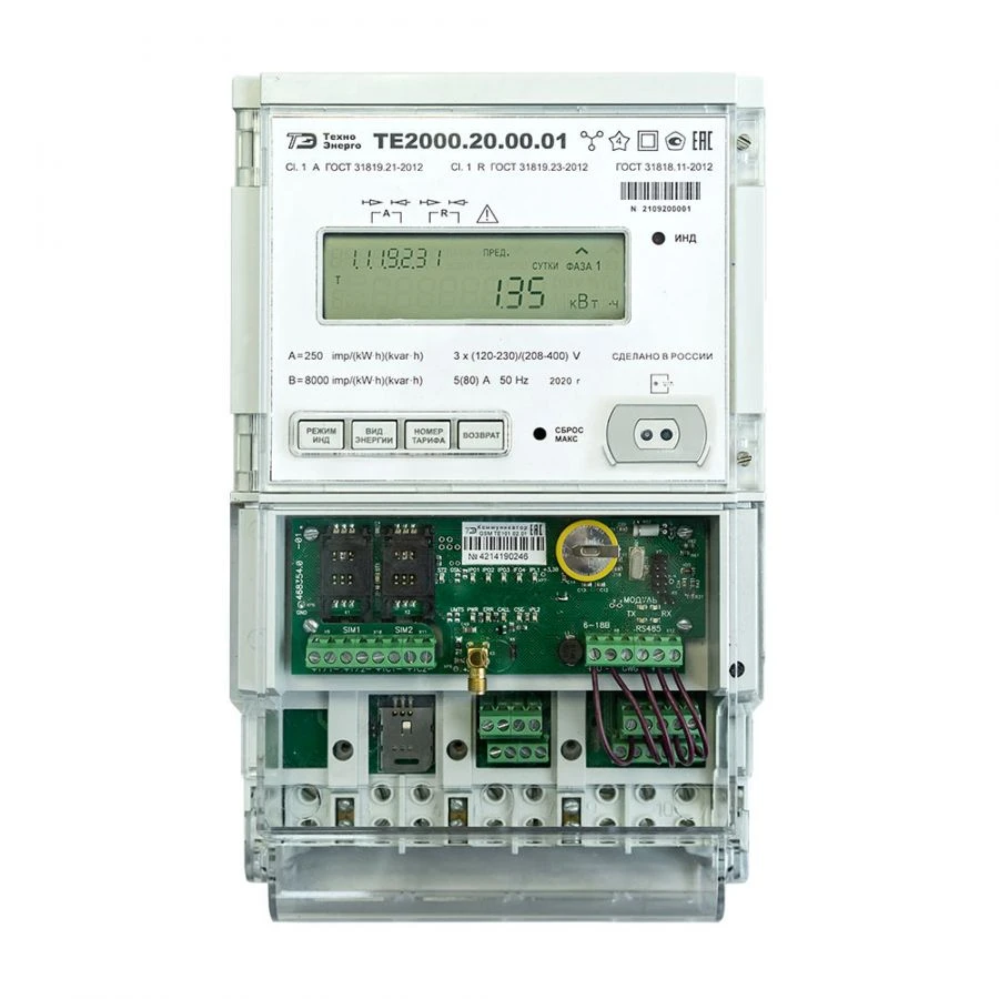 Multifunction Electric Energy Meter TE2000