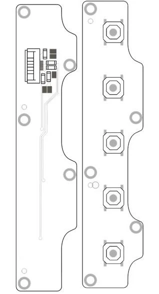 Mobile Computer Keyboard Circuit Board for MIG T8X (x86)