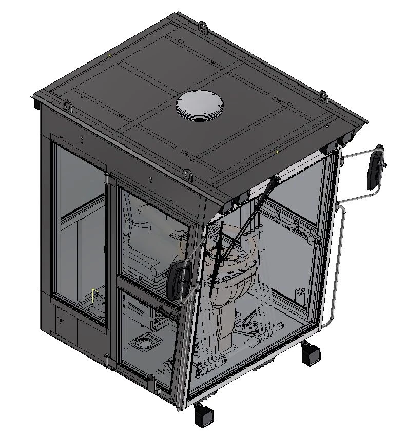 Compact Operator Cabin for Mobile Machinery - KN-14.04.00.00.000