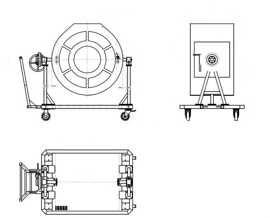 Booster Module Transport and Storage Cart TG-Spec1 VB-PM