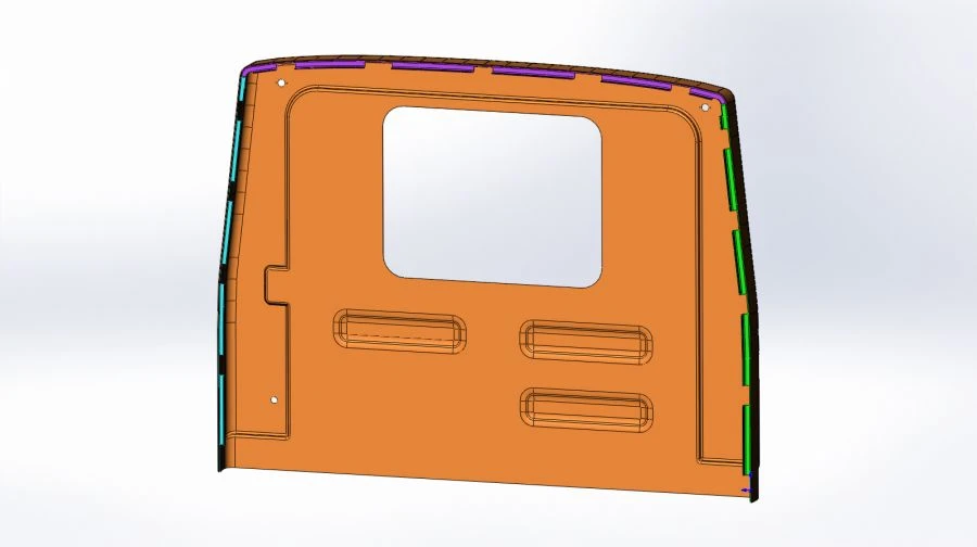 Rear Panel AP 4208-5303120-41