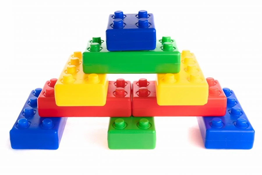 LEGO-style Wall Construction Set 1/2