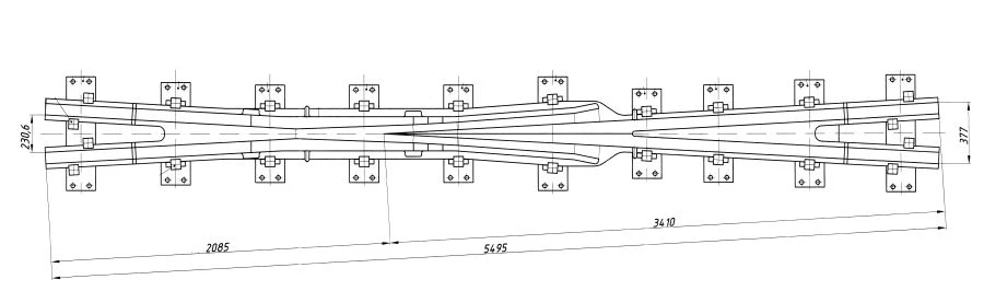 Cross Joint Type R50 Model 1/9 (Project 2743.13.000)