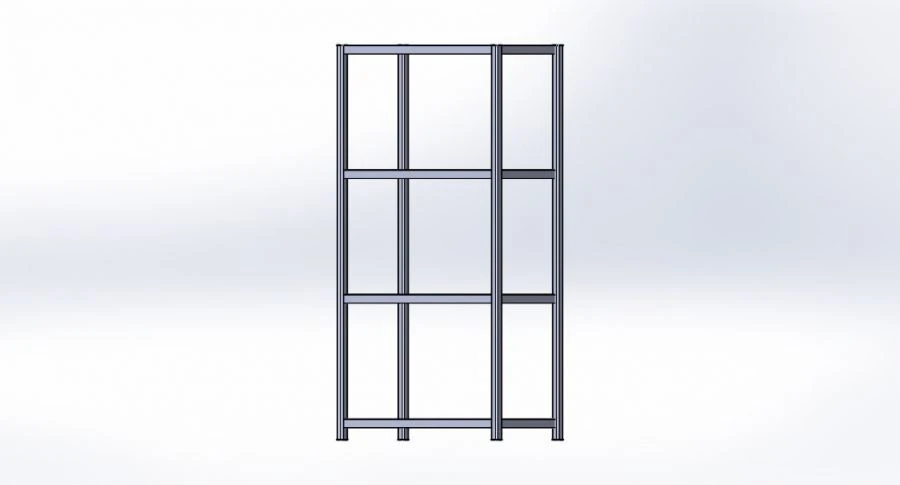 Metal Shelving Unit for Storage and Organization