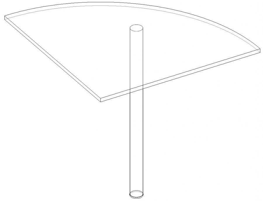 Connector Element for Bureaucrat Series Worktables