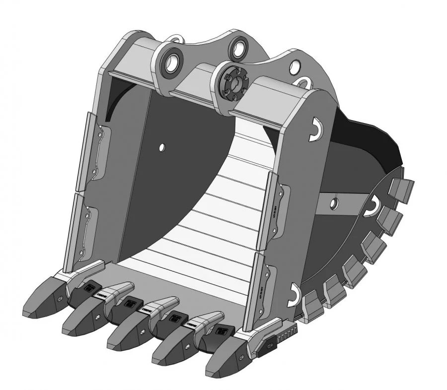 Heavy-Duty Rock Bucket RDX-83.22-H1