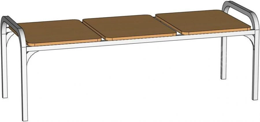 Wardrobe Bench with Metal Frame SKg