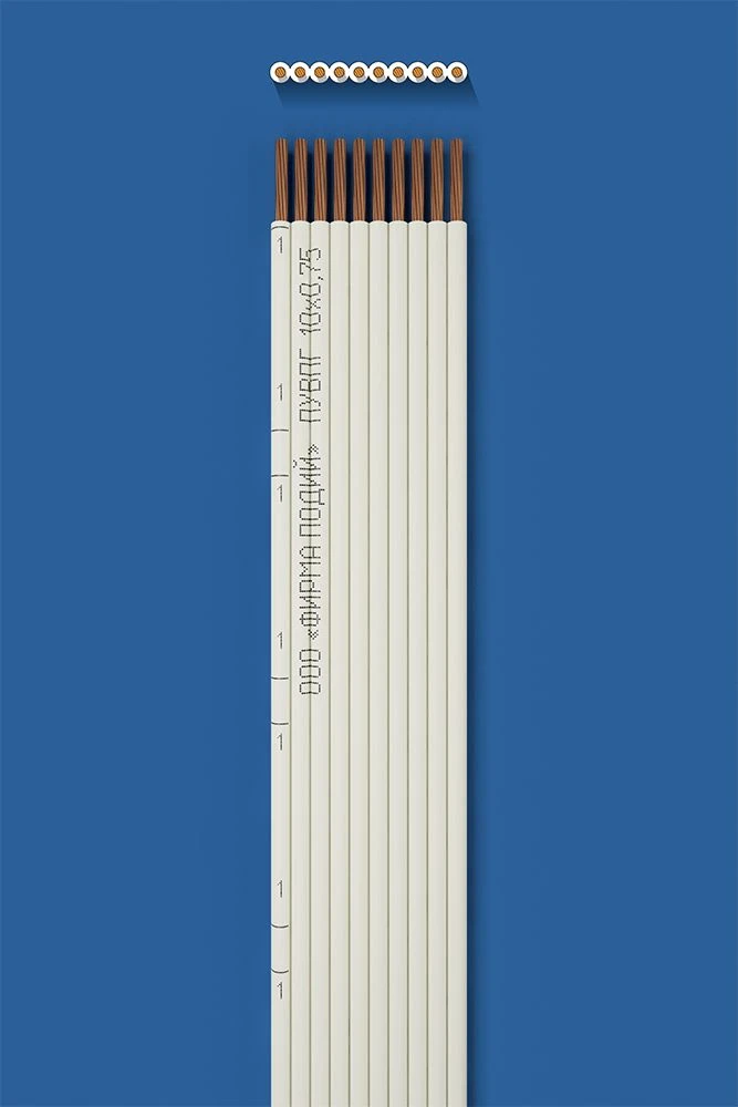 Flat Installation Wire PUVPG 10x0.75