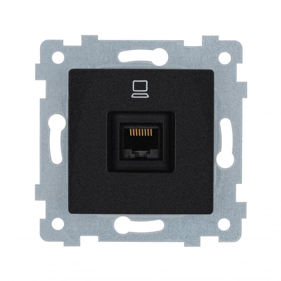 Low Voltage Concealed Socket Mechanism "MARIYA" RK1-455 Anthracite