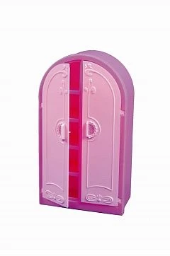 Doll Wardrobe in Bright Pink