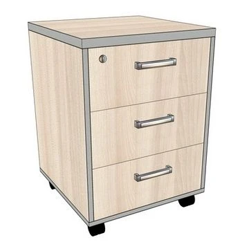 Mobile Cabinet with Lock, 430x454x628 mm, AsT-3.z