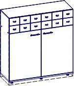 Filing Cabinet for Schools - TDI School Series