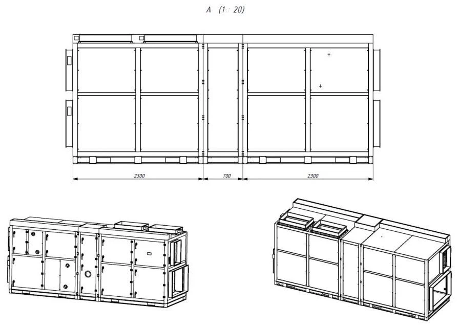RLT Series Ventilation Unit for Air Dehumidification