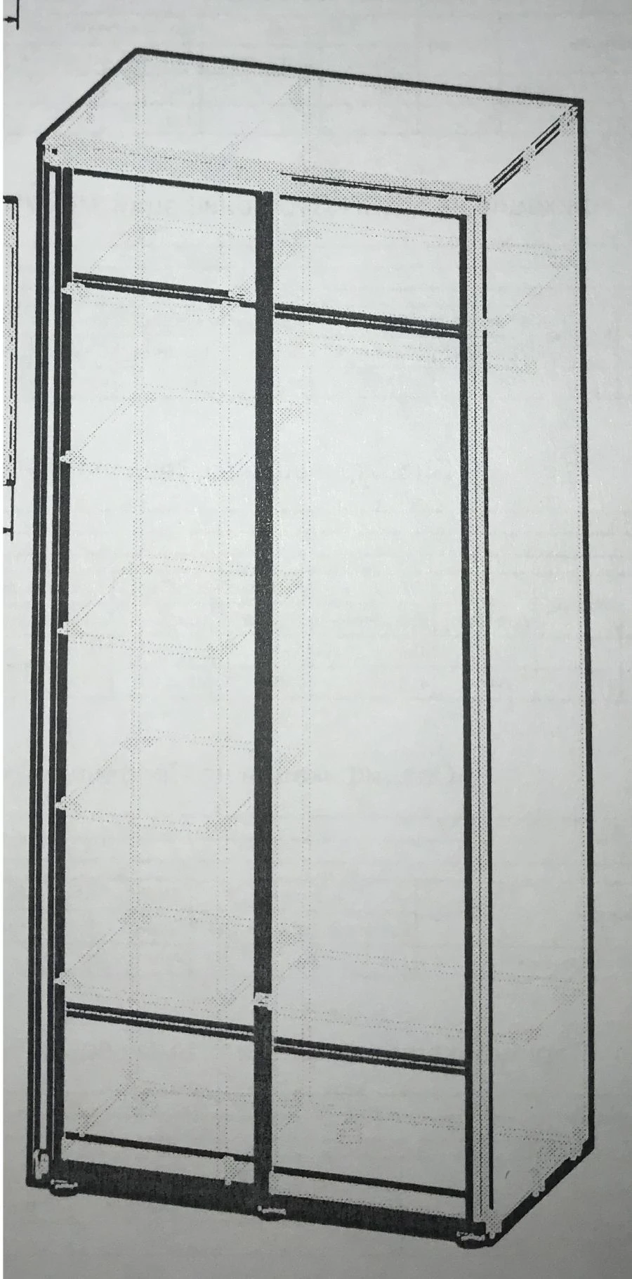 Wooden Office Wardrobe 1.0